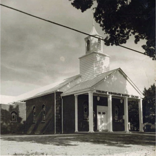 The original Osborne Missionary Baptist Church