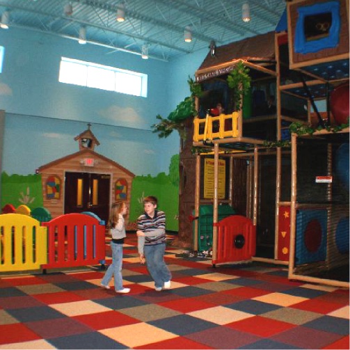 Children’s ministry space added during the building expansion